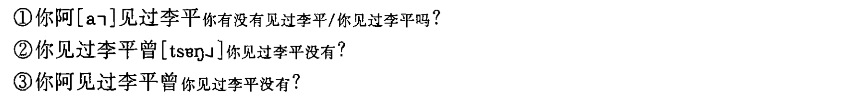 侯兴泉:广东封开南丰话的三种正反问句 | 语音字典(VoiceDic)
